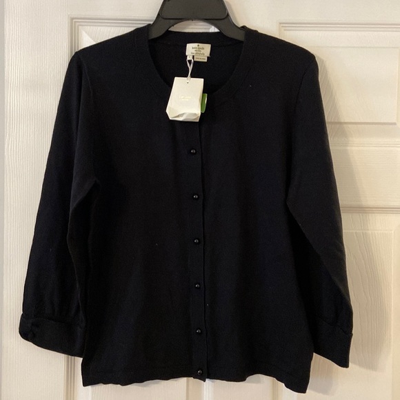 Kate Spade New York Cardigan size L brand new with tag color black
